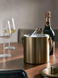 John Lewis stainless steel ice bucket in brushed gold, UK version
