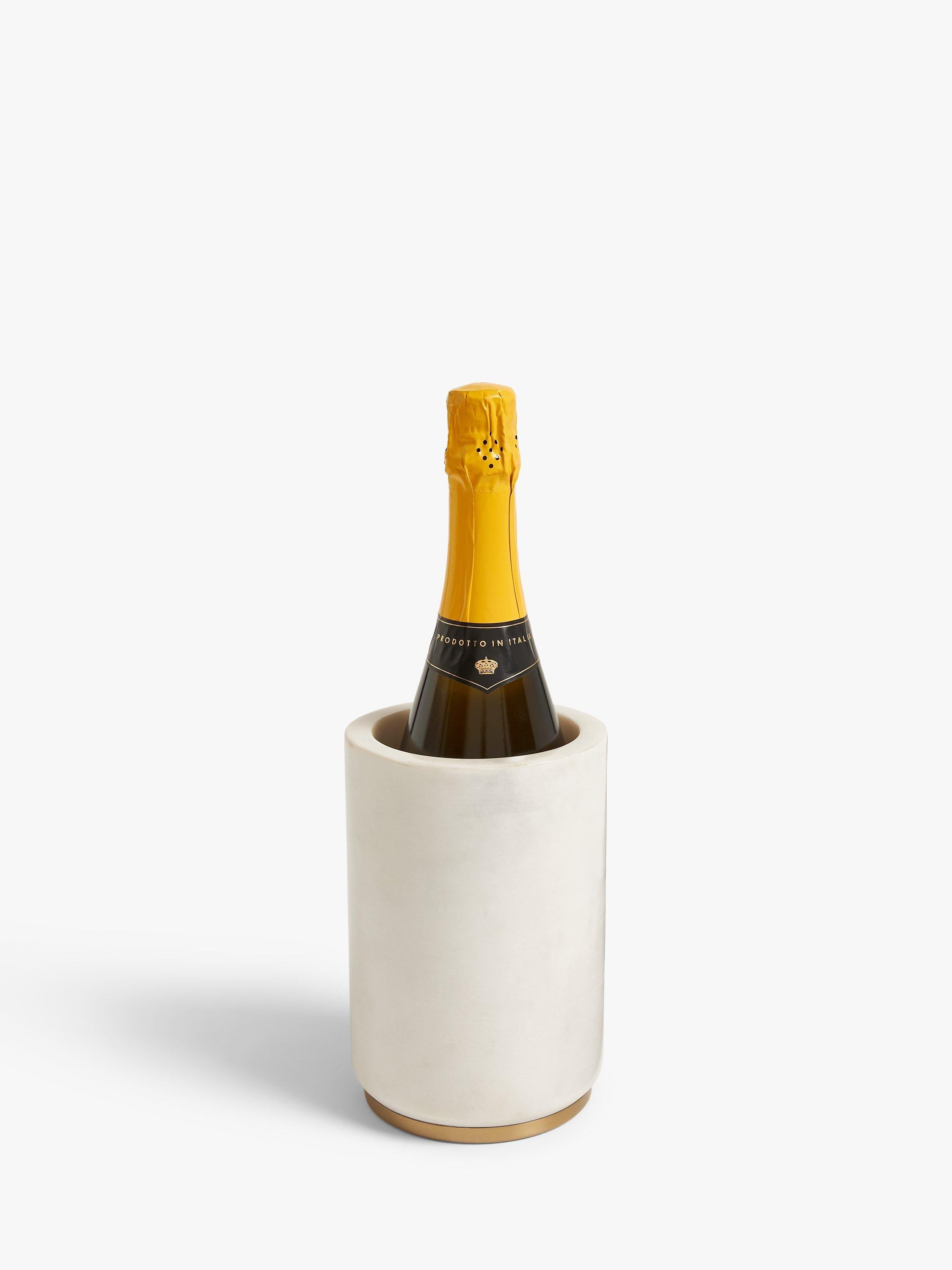 John Lewis marble wine cooler gold white finish, UK version