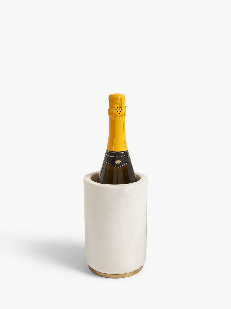 John Lewis marble wine cooler gold white finish, UK version