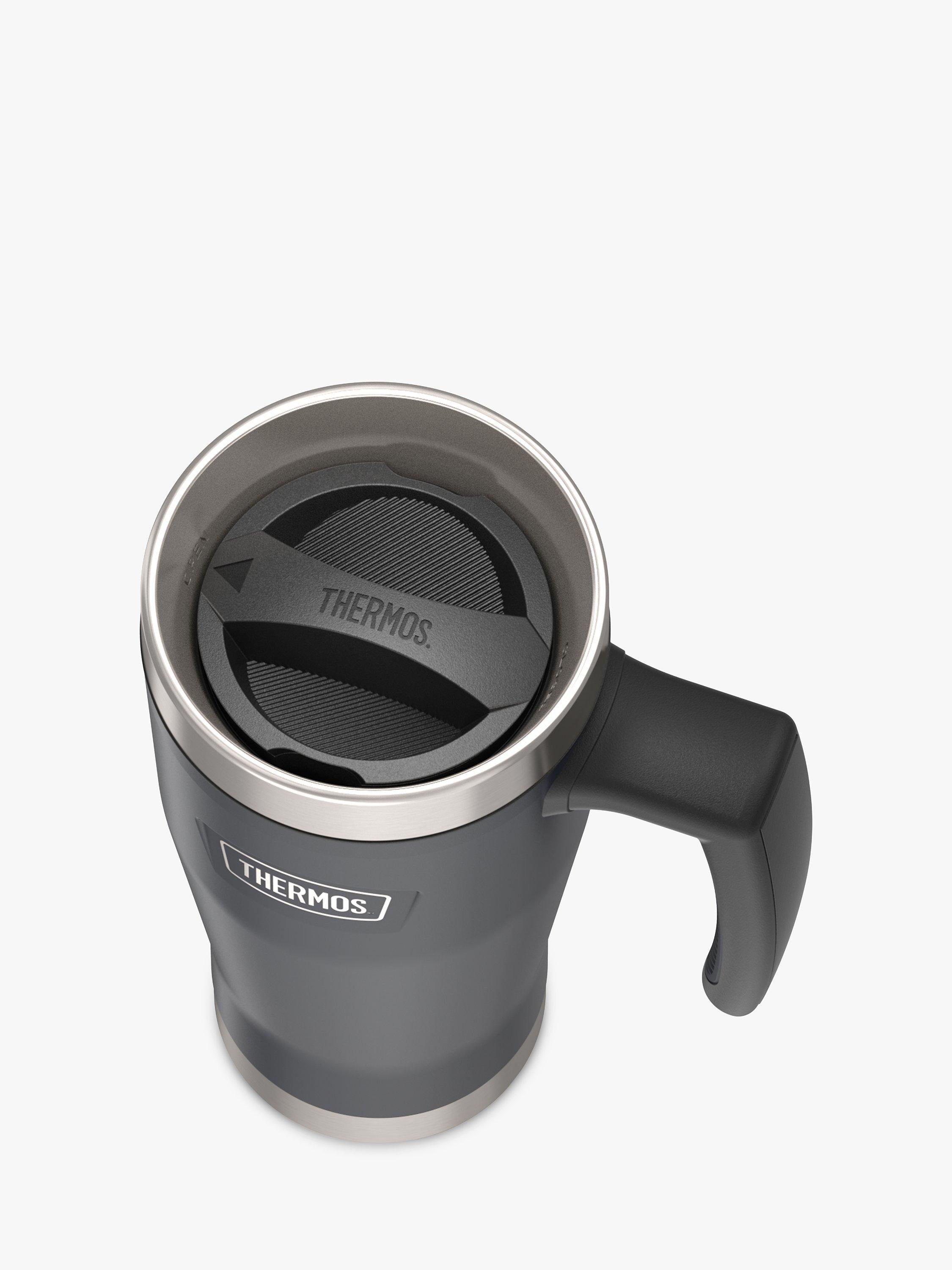 Thermos Icon Series stainless steel travel mug 470ml, imported from the UK