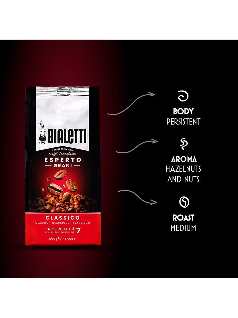 Bialetti Esperto Grani Classico whole bean coffee 500g - British product