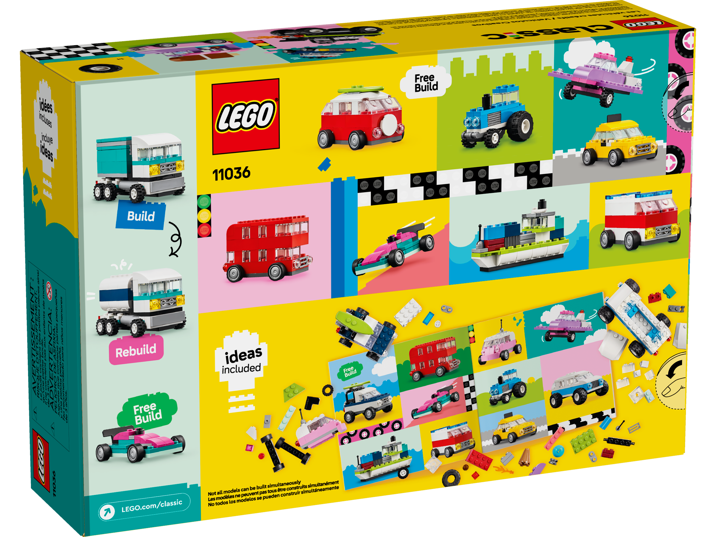 LEGO building set Creative Vehicles 900 Pieces - British product