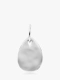 Monica Vinader silver petal pendant necklace - British product