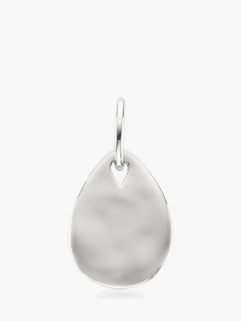 Monica Vinader silver petal pendant necklace - British product