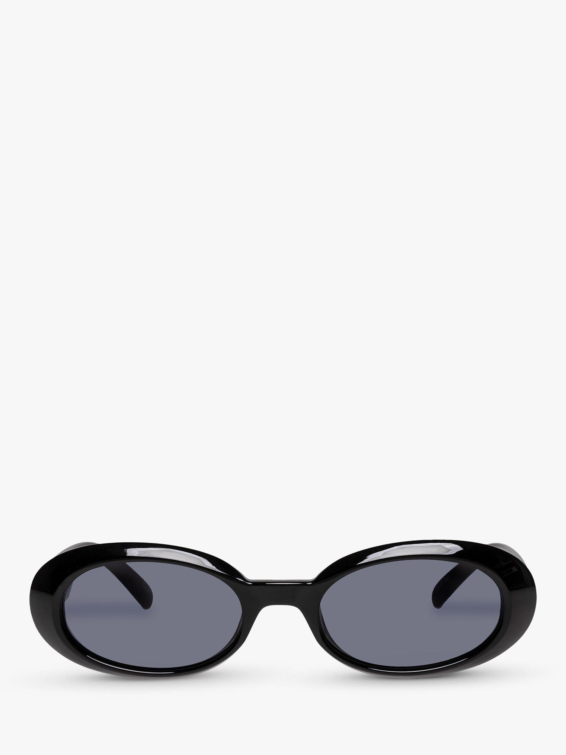 Le Specs oval sunglasses black frame 53mm (British brand)