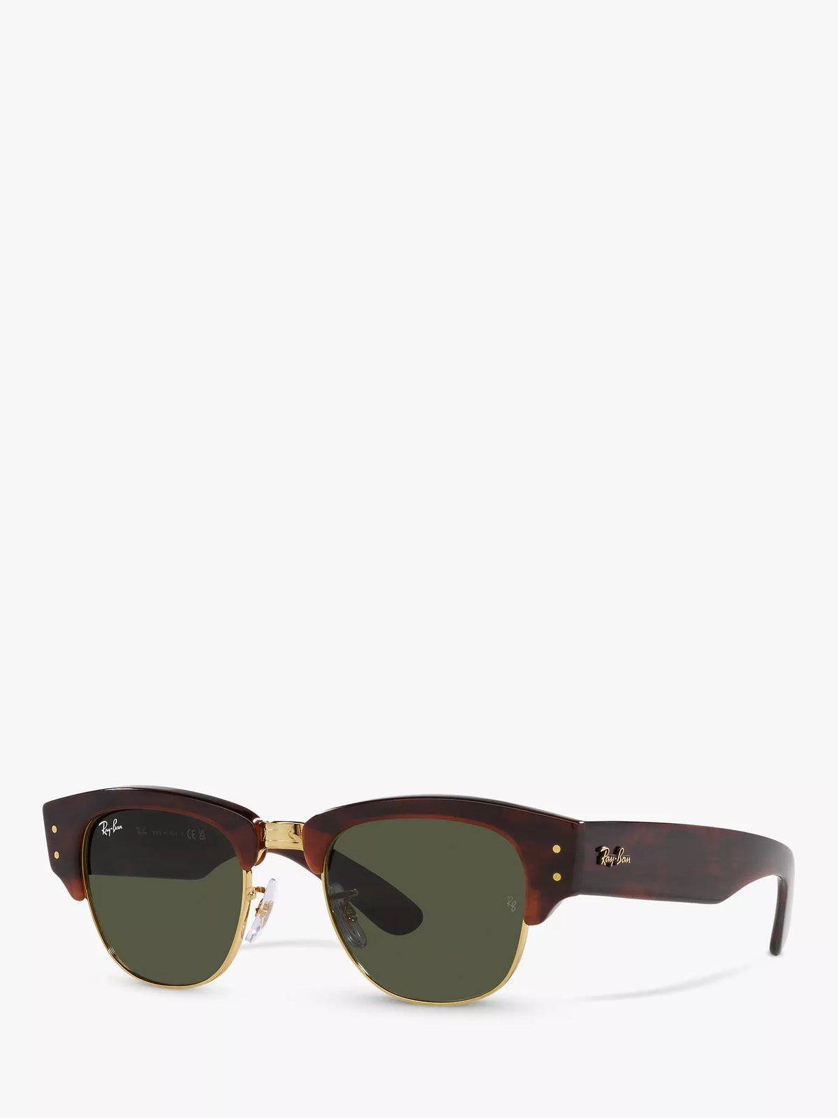 Ray-Ban Clubmaster oval sunglasses mock tortoise gold 50mm (British brand)