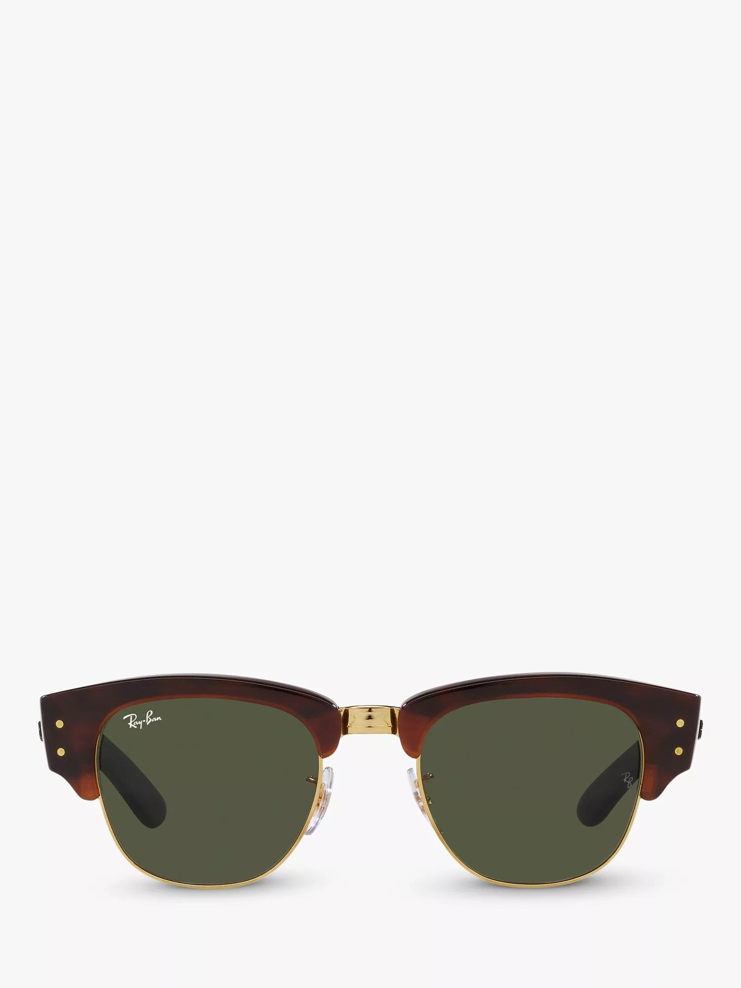 Ray-Ban Clubmaster oval sunglasses mock tortoise gold 50mm (British brand)