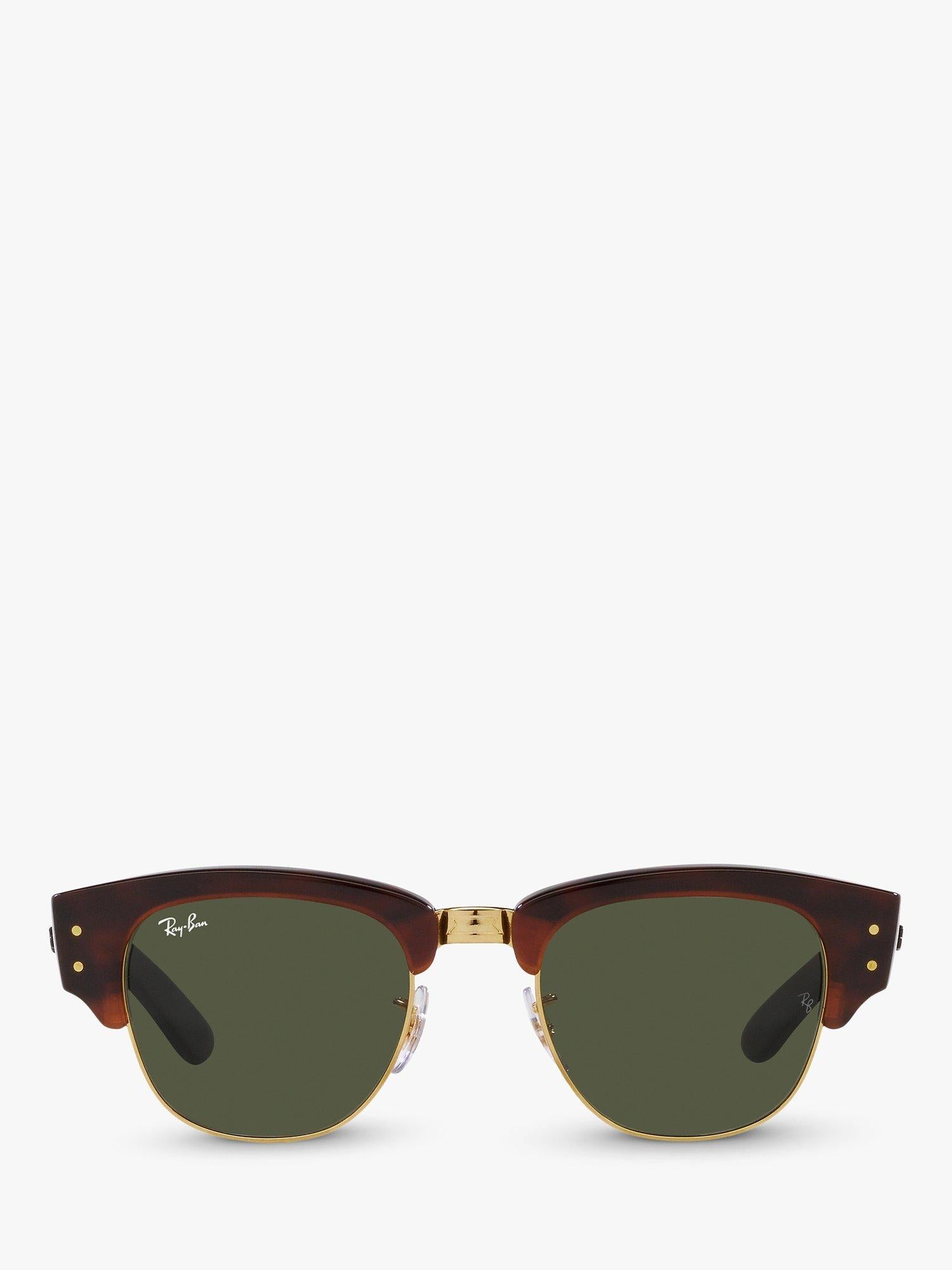 Ray-Ban Clubmaster oval sunglasses mock tortoise gold 50mm (British brand)