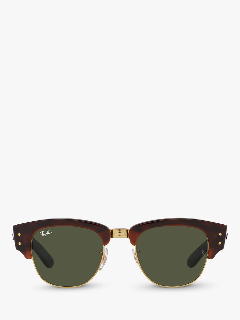 Ray-Ban Clubmaster oval sunglasses mock tortoise gold 50mm (British brand)