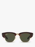 Ray-Ban Clubmaster oval sunglasses mock tortoise gold 50mm (British brand)