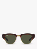 Ray-Ban Clubmaster oval sunglasses mock tortoise gold 50mm (British brand)