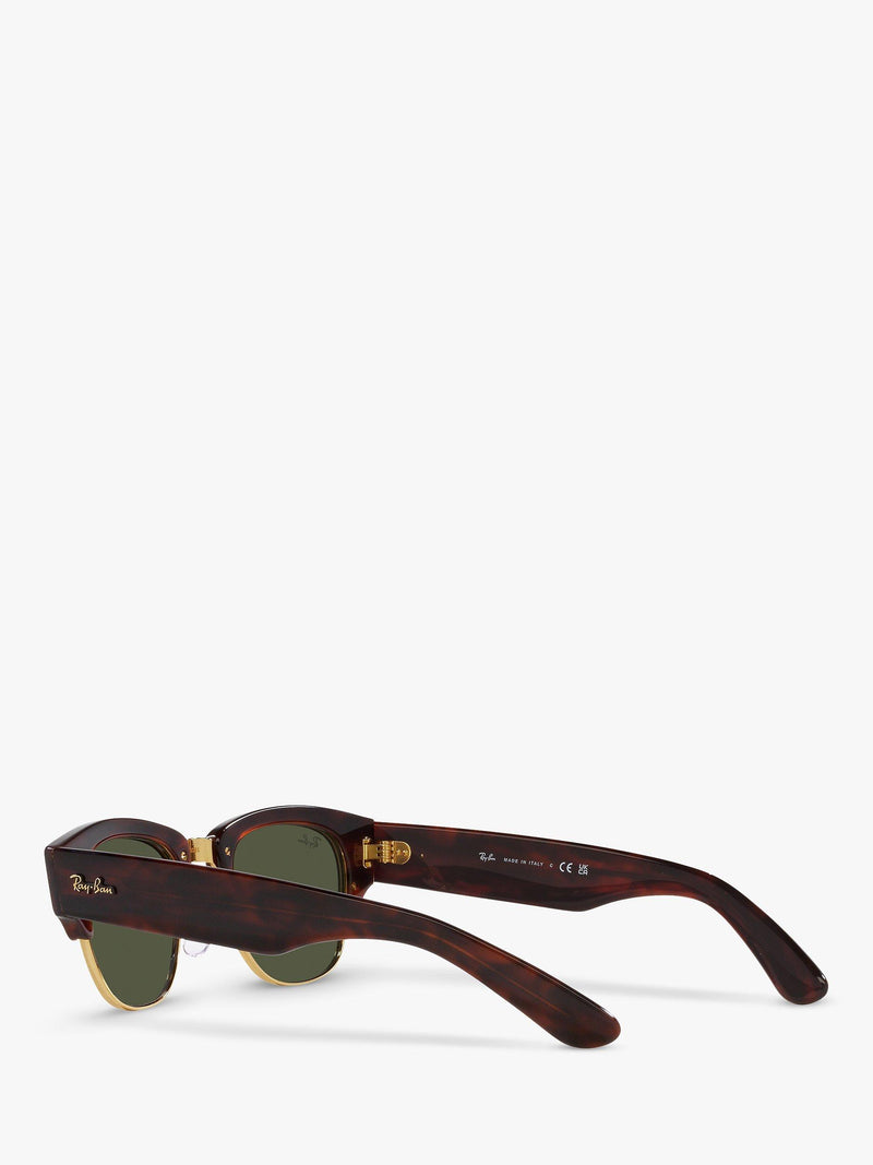 Ray-Ban Clubmaster oval sunglasses mock tortoise gold 50mm (British brand)