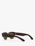 Ray-Ban Clubmaster oval sunglasses mock tortoise gold 50mm (British brand)