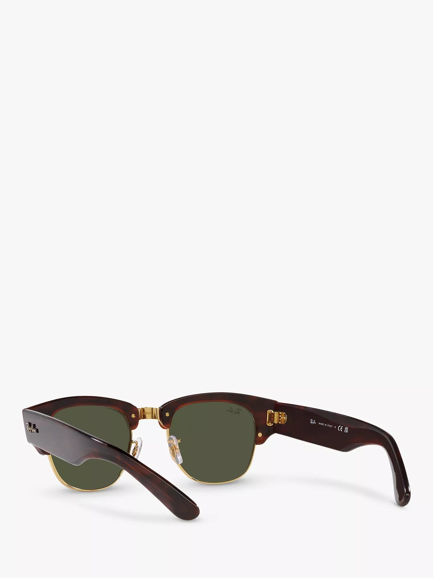 Ray-Ban Clubmaster oval sunglasses mock tortoise gold 50mm (British brand)