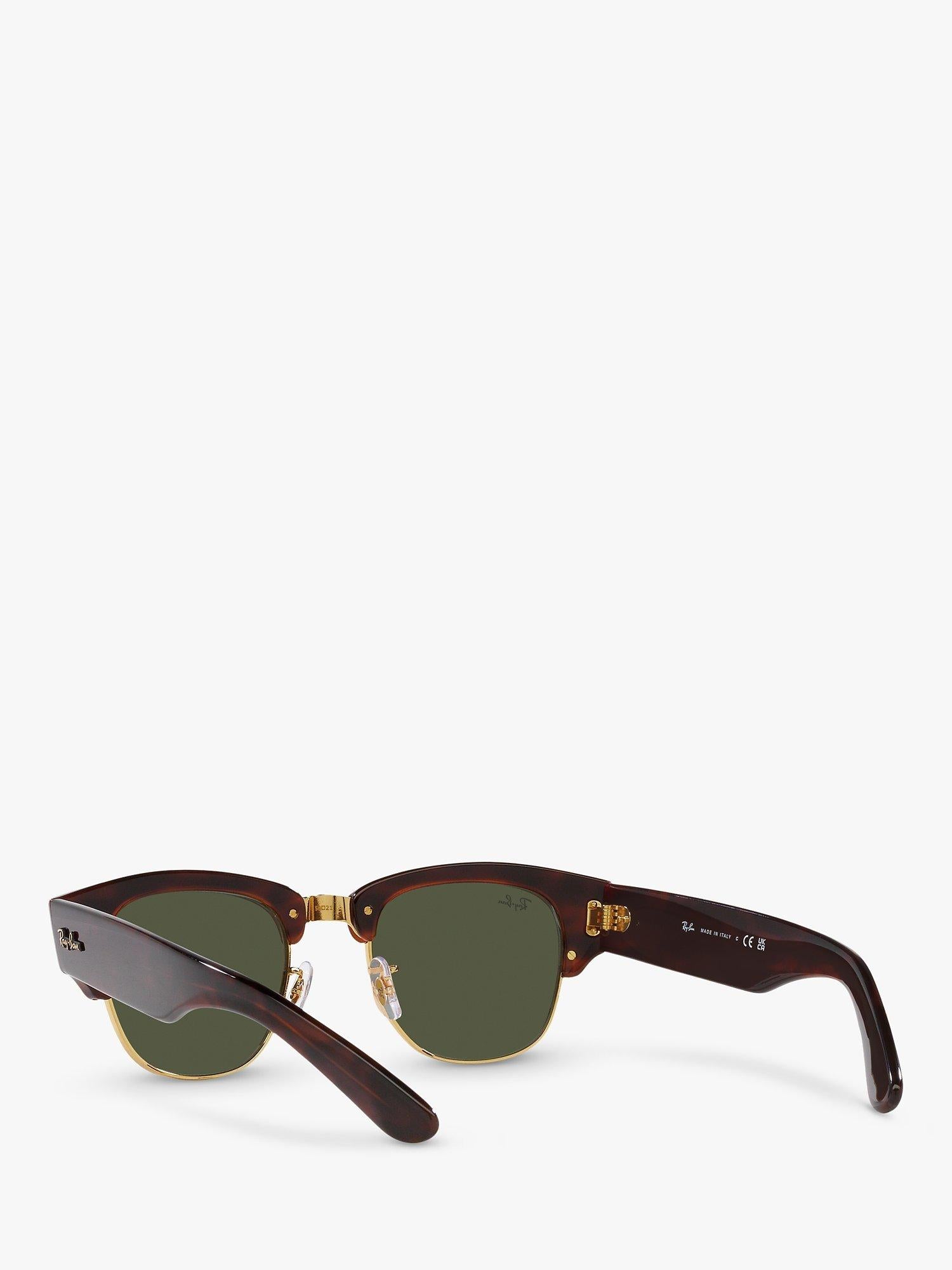 Ray-Ban Clubmaster oval sunglasses mock tortoise gold 50mm (British brand)
