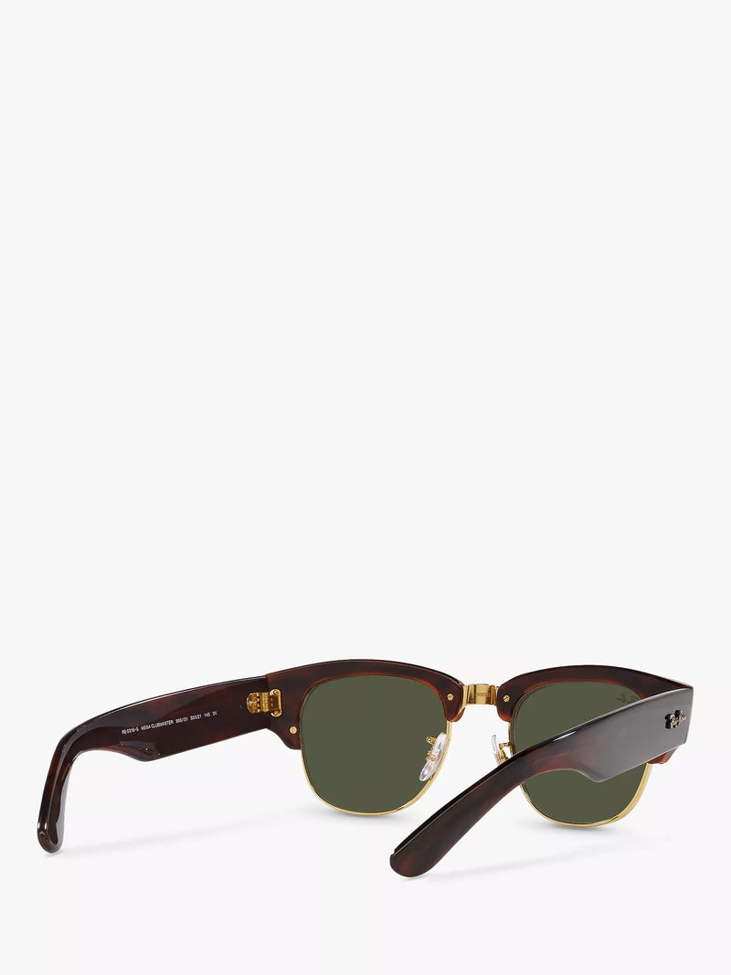 Ray-Ban Clubmaster oval sunglasses mock tortoise gold 50mm (British brand)