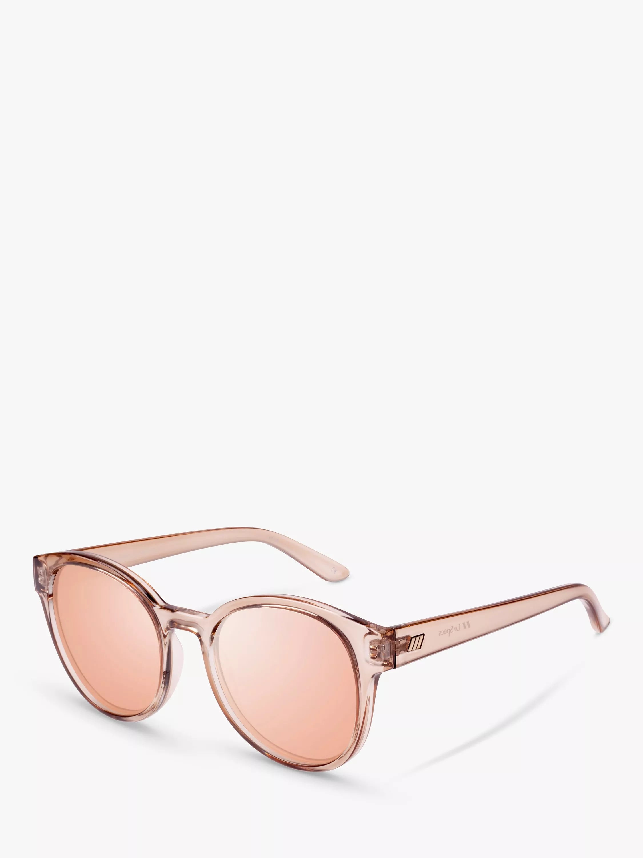 Le Specs Paramount round sunglasses tan (British brand)