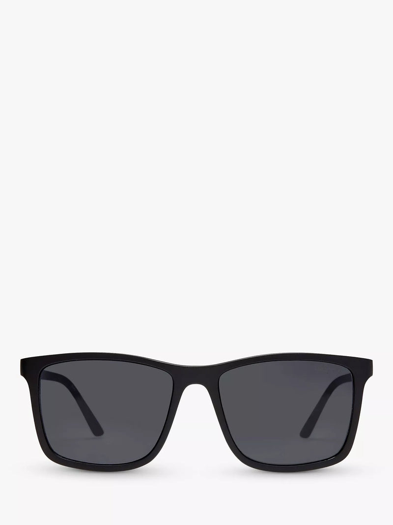Le Specs Master Tamers rectangular sunglasses black grey, imported from the UK