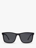 Le Specs Master Tamers rectangular sunglasses black grey, imported from the UK