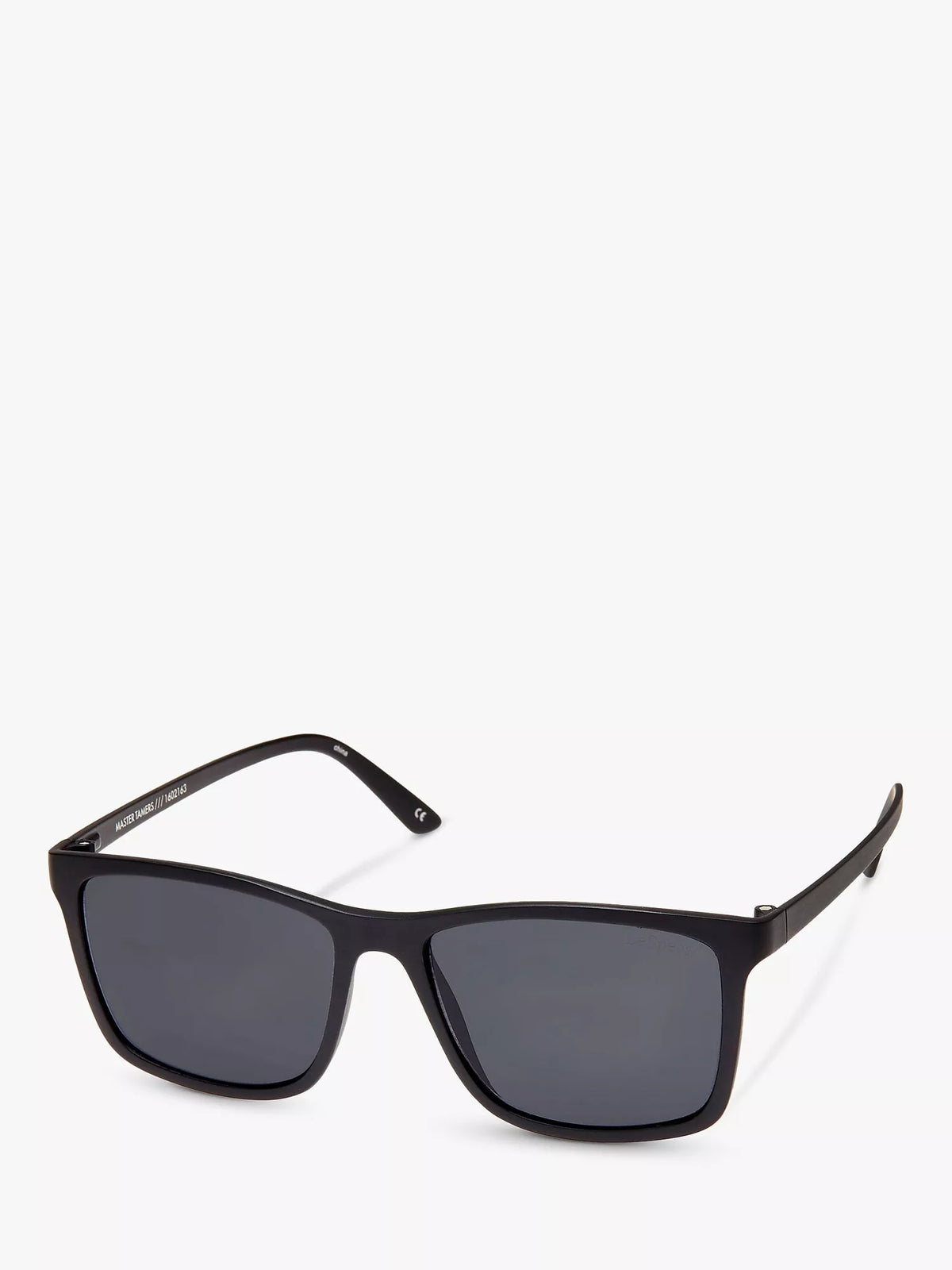 Le Specs Master Tamers rectangular sunglasses black grey, imported from the UK