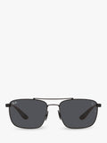 Ray-Ban RB3715M square sunglasses 58mm (British brand)