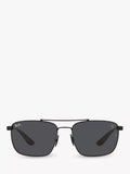 Ray-Ban RB3715M square sunglasses 58mm (British brand)