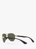 Ray-Ban aviator sunglasses arista/green metal frame (British brand)
