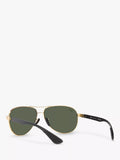 Ray-Ban aviator sunglasses arista/green metal frame (British brand)