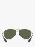 Ray-Ban aviator sunglasses arista/green metal frame (British brand)