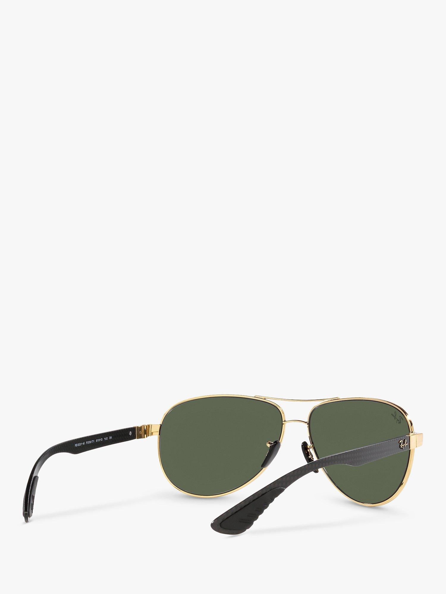 Ray-Ban Flieger-Sonnenbrille Arista/Grün Metallrahmen (Britische Marke)