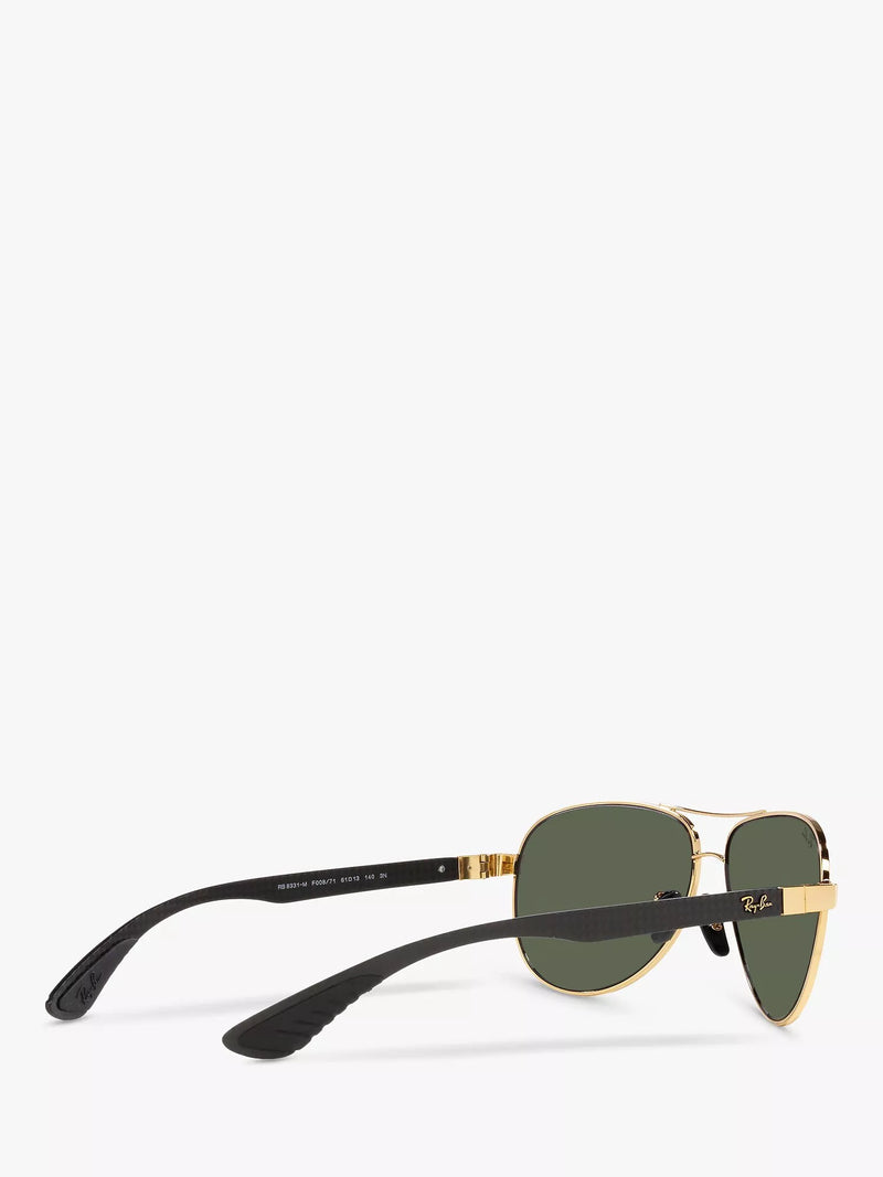 Ray-Ban aviator sunglasses arista/green metal frame (British brand)