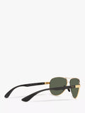Ray-Ban aviator sunglasses arista/green metal frame (British brand)