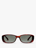 Le Specs Unreal rectangular sunglasses, imported from the UK