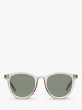 Le Specs polarised oval sunglasses clear/brown - British product