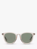 Le Specs polarised oval sunglasses clear/brown - British product