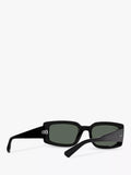 Ray-Ban Kiliane rectangular sunglasses black (British brand)