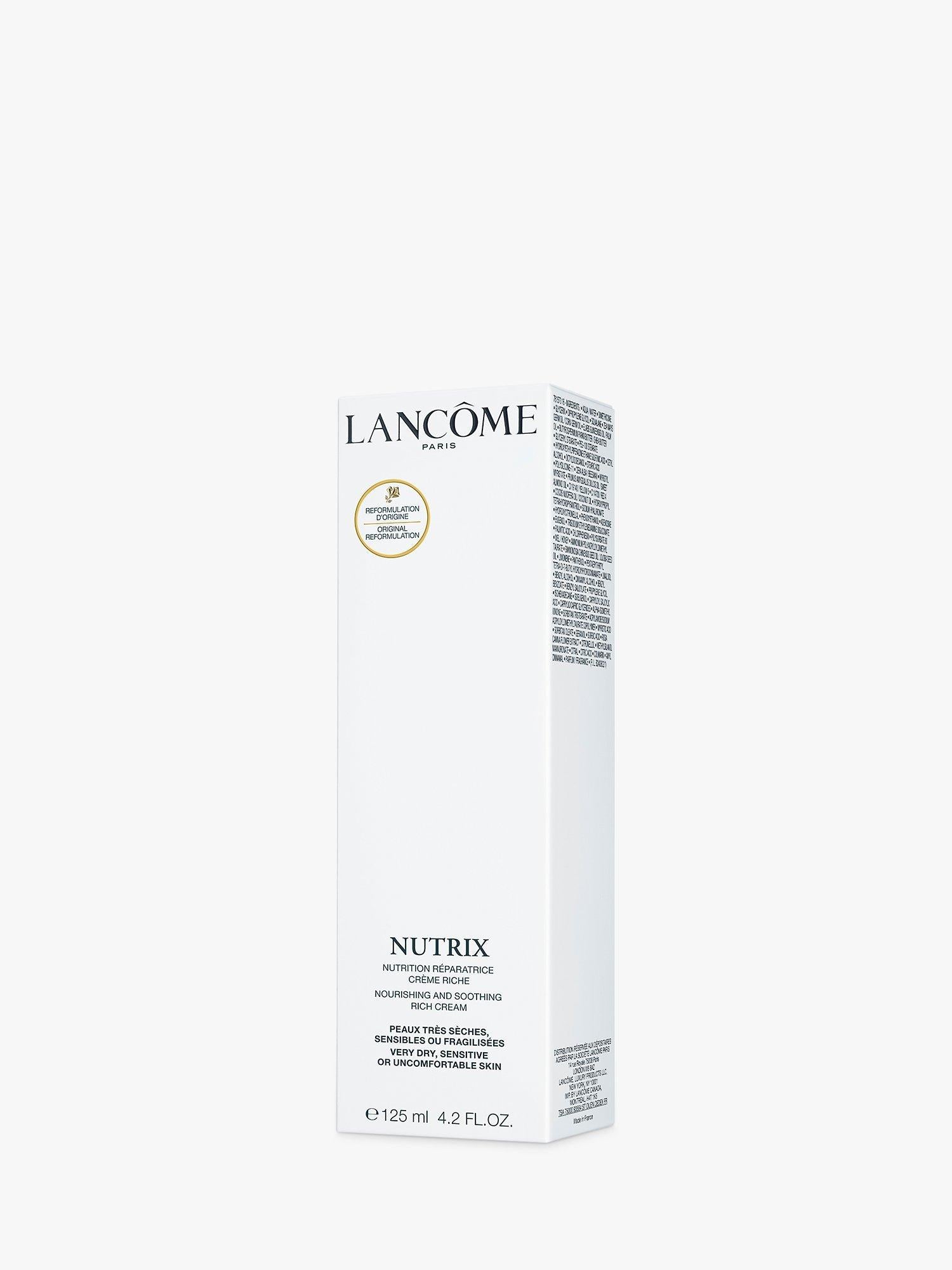 Lancôme Nutrix nourishing cream 125ml, imported from the UK