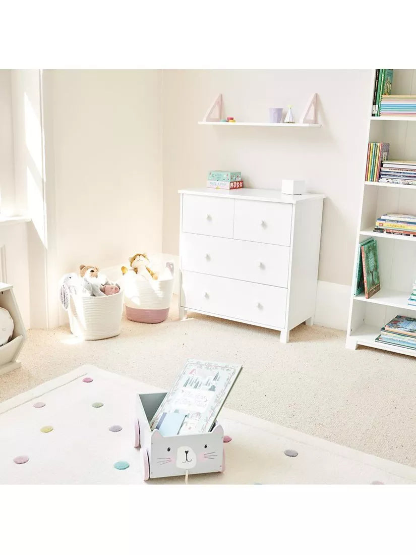 Great Little Trading Co chest of drawers white large, UK version