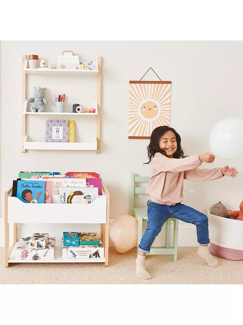Great Little Trading Co toddler bookcase white, imported from the UK