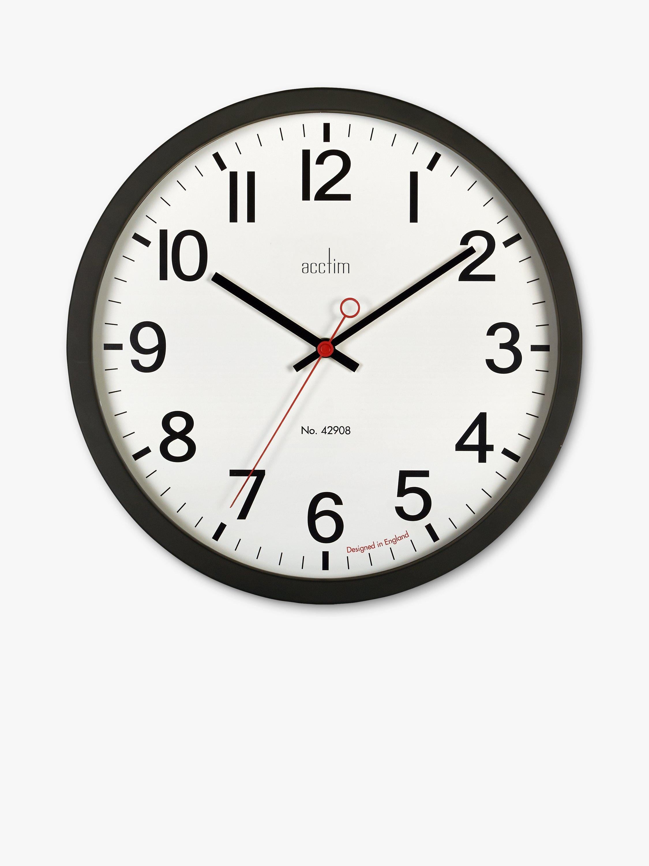 Acctim Kempston Analogue Wall Clock 35cm - British product