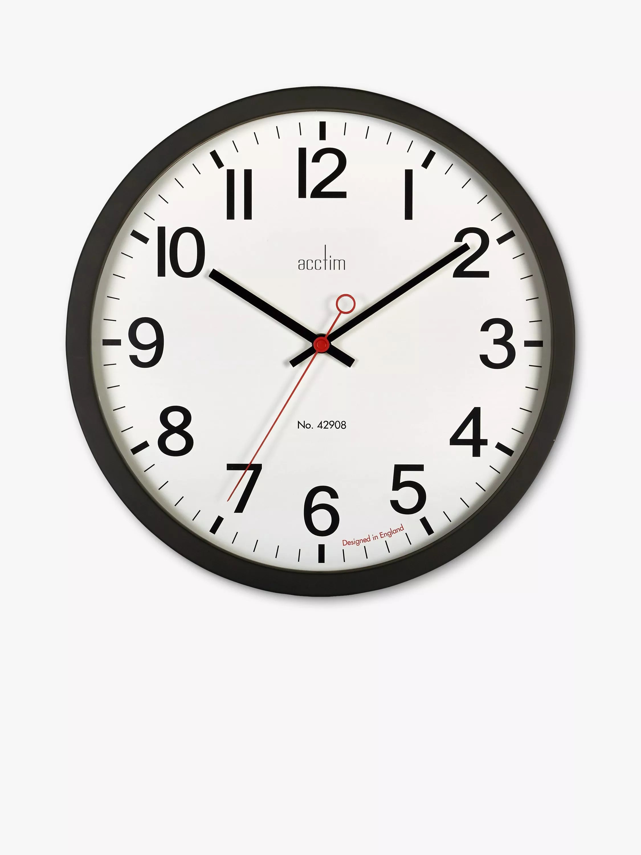 Acctim Kempston Analogue Wall Clock 35cm - British product