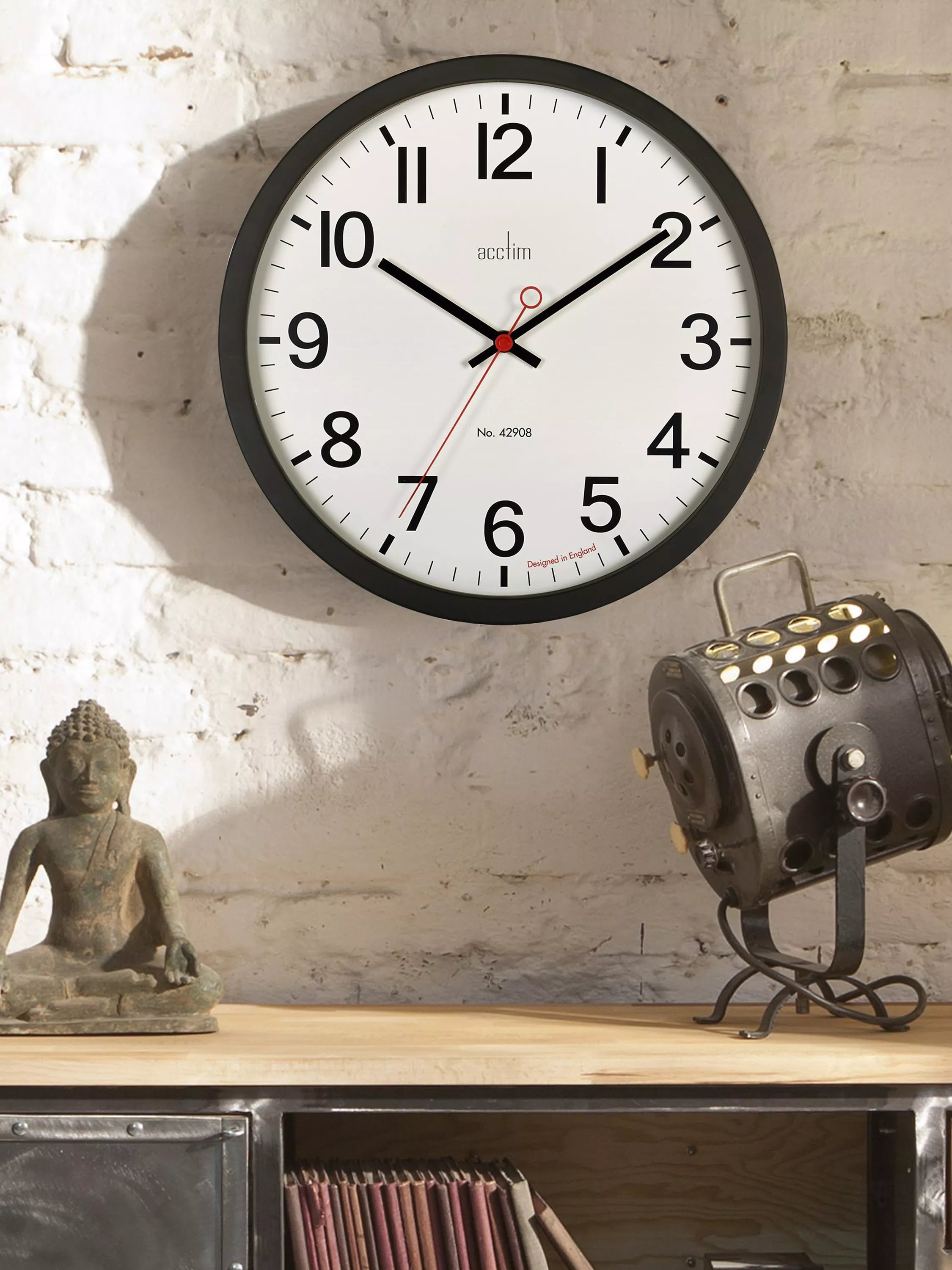 Acctim Kempston Analogue Wall Clock 35cm - British product