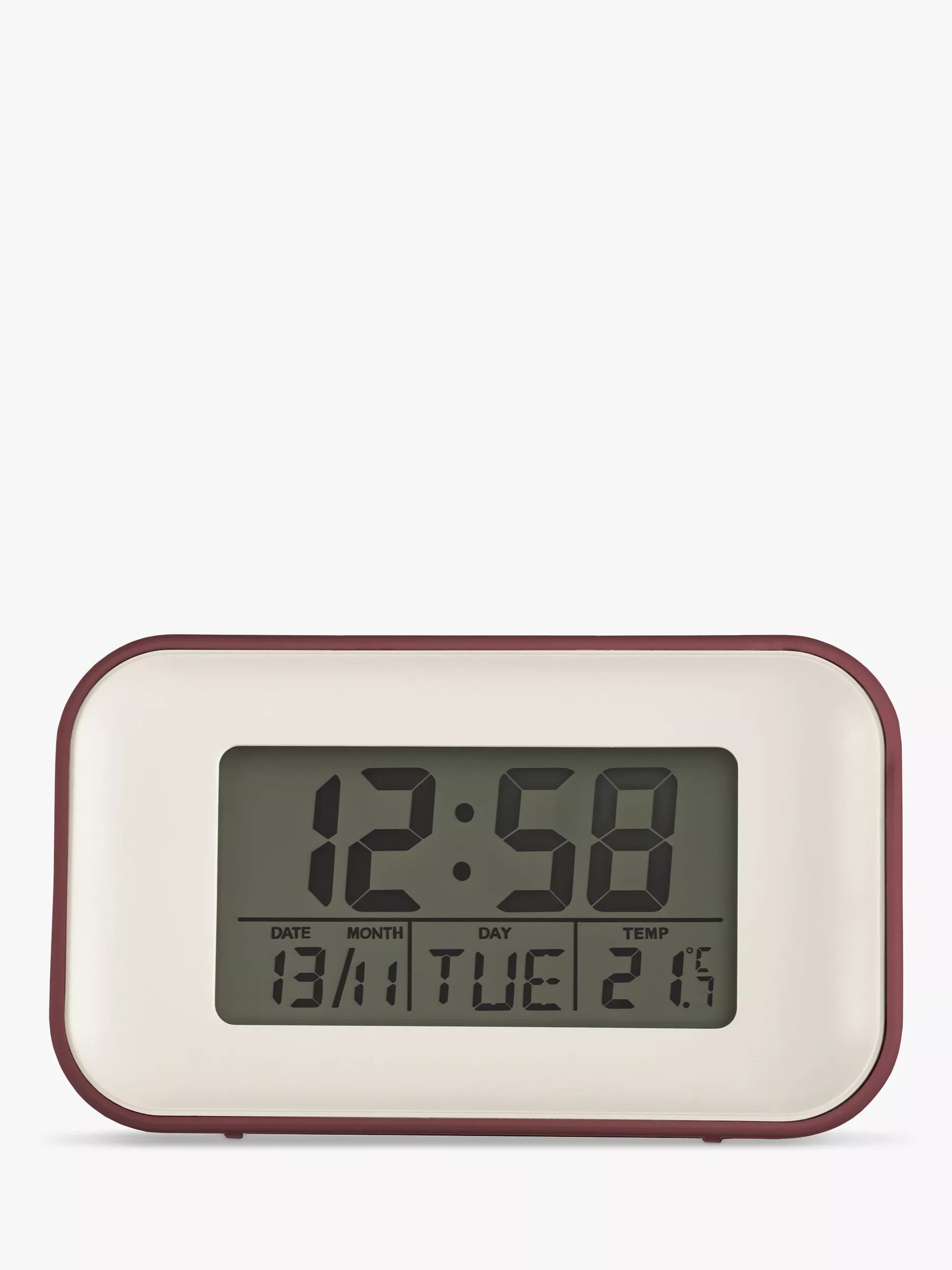 Acctim Alba mustard digital alarm clock - British product