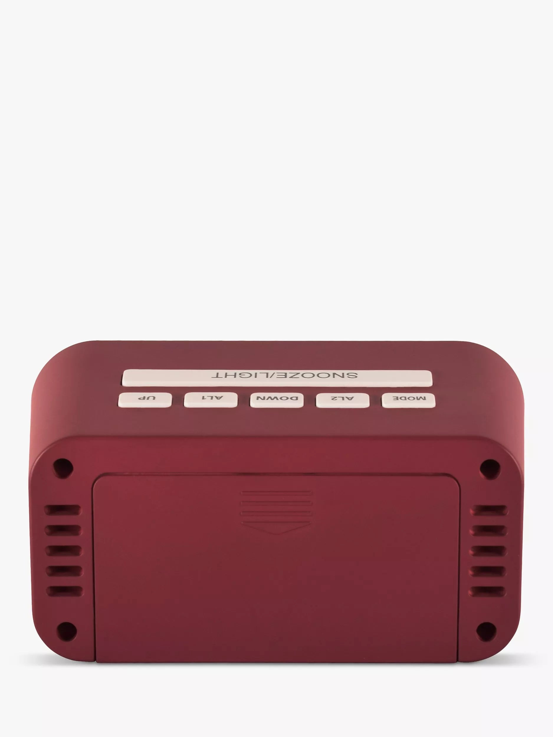 Acctim Alba mustard digital alarm clock - British product