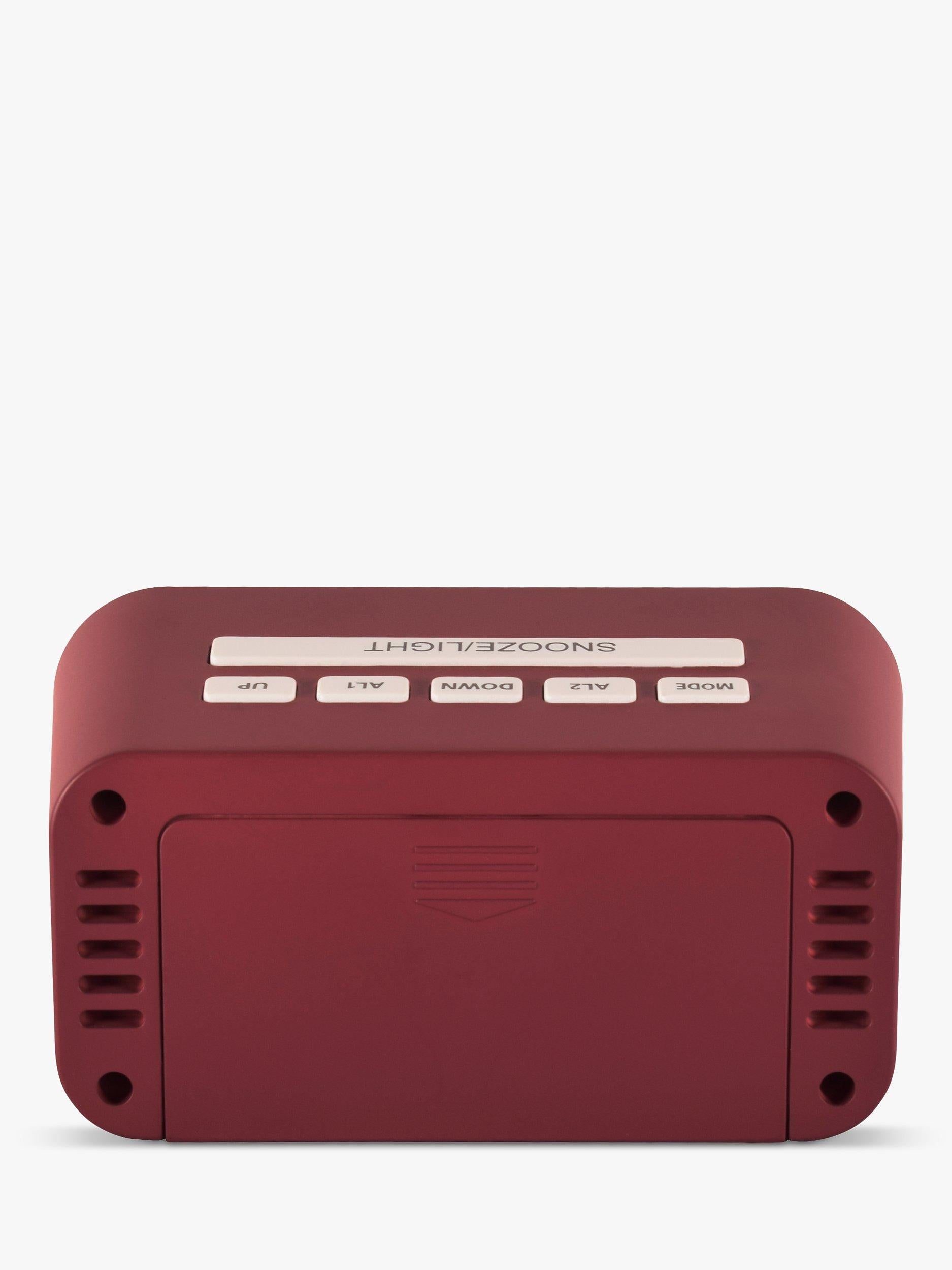 Acctim Alba mustard digital alarm clock - British product