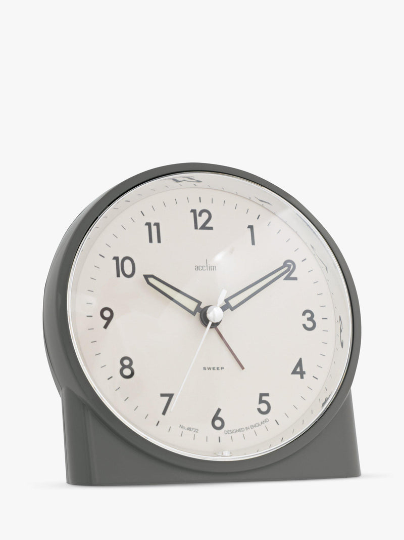 Acctim Grace Non-Ticking Sweep alarm clock - British product
