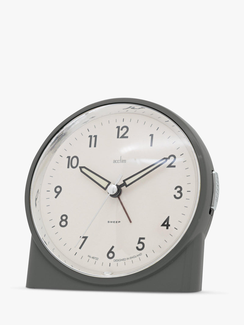 Acctim Grace Non-Ticking Sweep alarm clock - British product
