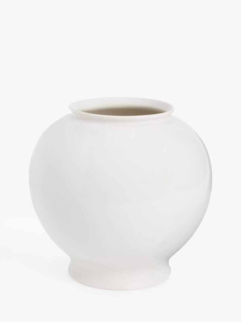 John Lewis stoneware urn vase cream H24.5cm, UK version