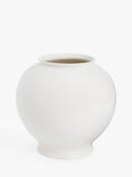 John Lewis stoneware urn vase cream H24.5cm, UK version