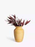 John Lewis stoneware urn vase yellow 26.5cm - British product